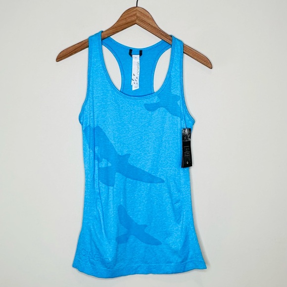 Oiselle Flyte Tank Top Size Small Bold Blue NWT Activewear Workout - Picture 4 of 12